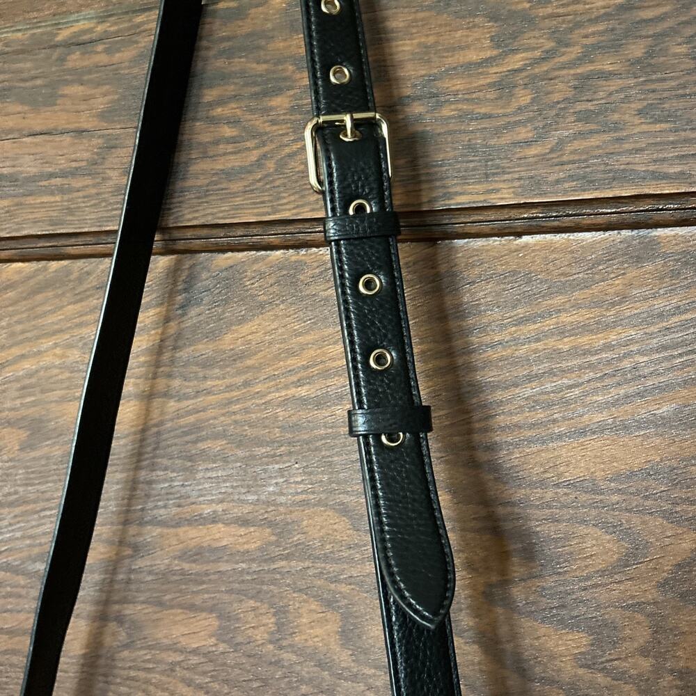 Coach C1648 Ellie File Bag In Black Pebbled Leather Crossbody Old Money Classic - Picture 6 of 15